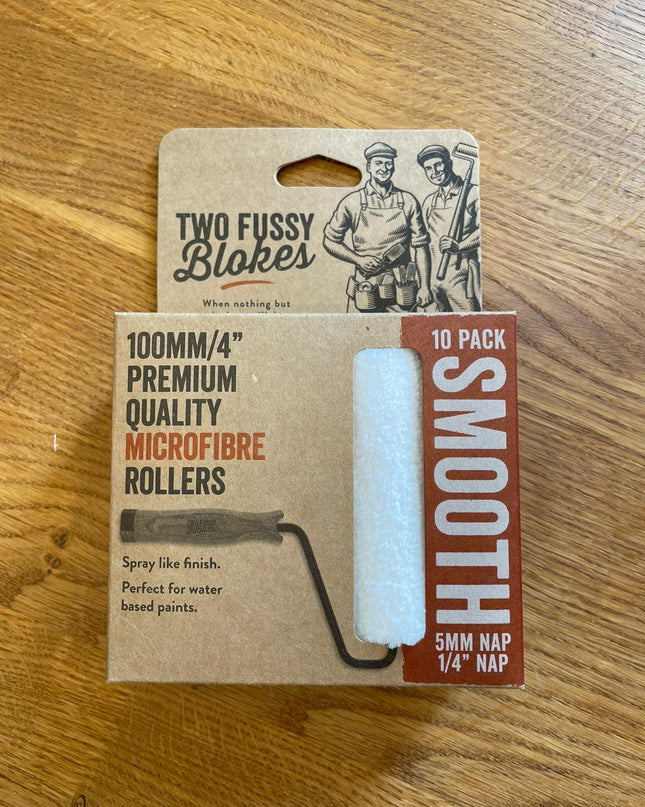 Two Fussy Blokes 4" Smooth Finish Microfibre Roller sleeve