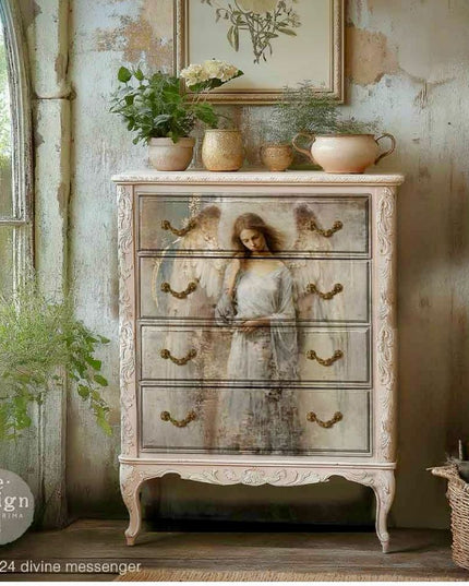 Divine Messenger Redesign with Prima Decoupage 2