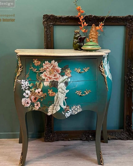 Redesign with Prima - Elegance and Flowers Oriental Large Decor Transfer 2