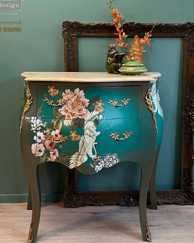 Redesign with Prima - Elegance and Flowers Oriental Large Decor Transfer 2