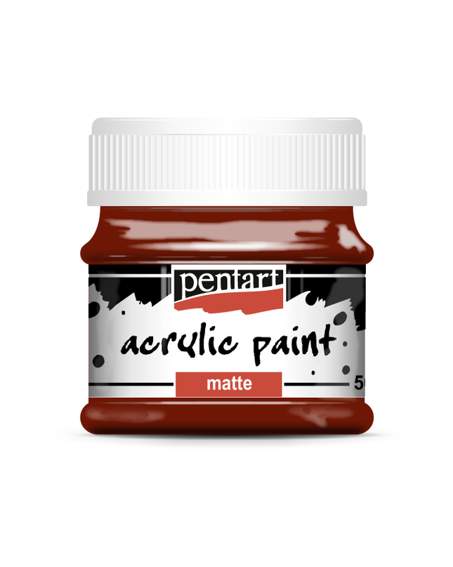 Pentart - Bordeaux - Acrylic Paint Matte