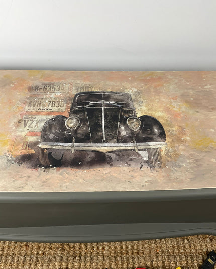 Vintage Toy Box Car Design