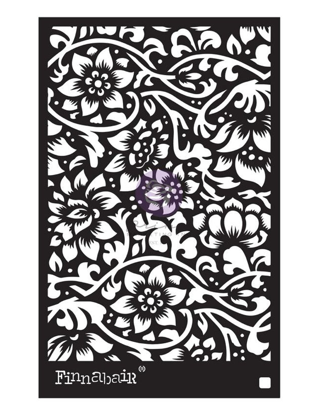 Redesign with Prima Stencil Bindweed Wallpaper