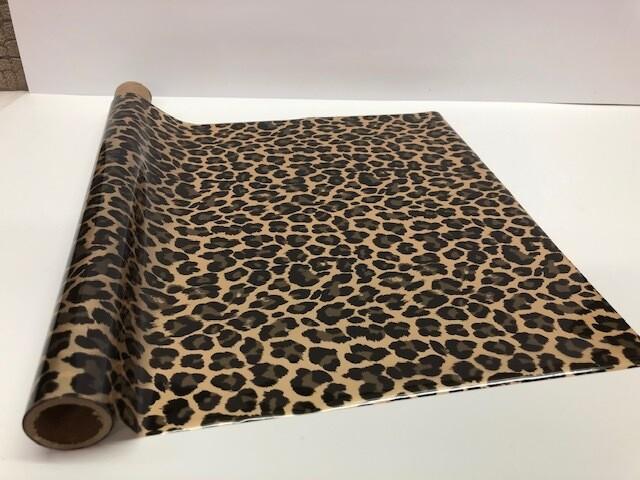 Wild Leopard Large Spot Gold Metallic Foil