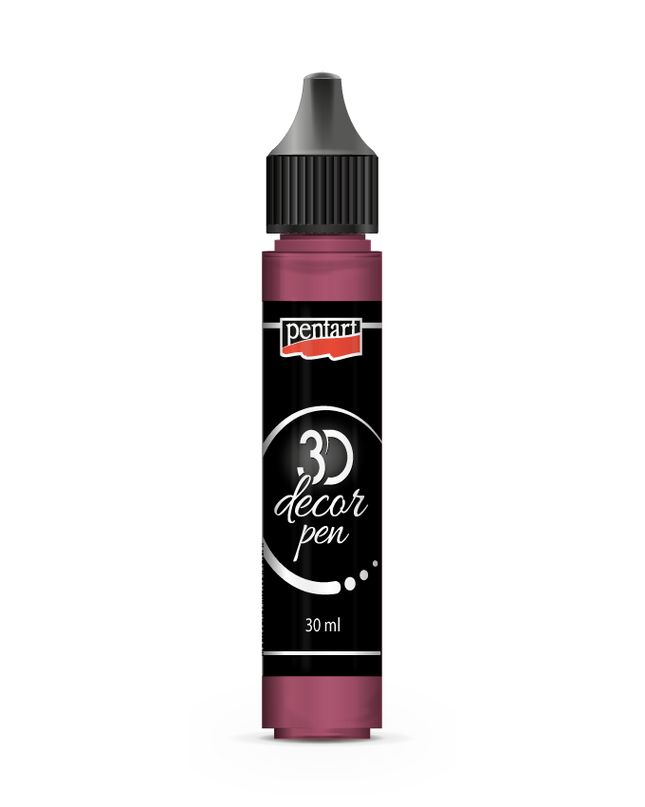 Pentart - Ruby Red - 3D Decor Pen 30ml