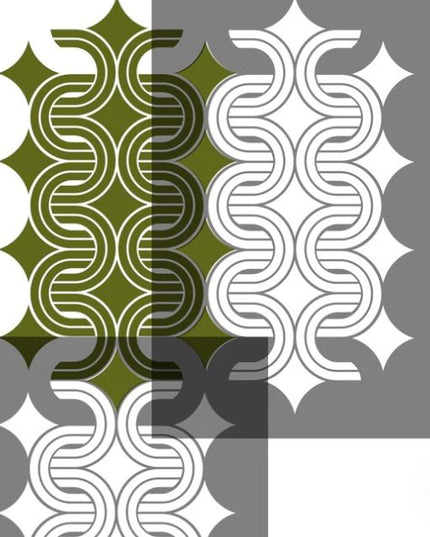 Retro Chains Peel & Stick Stencil
