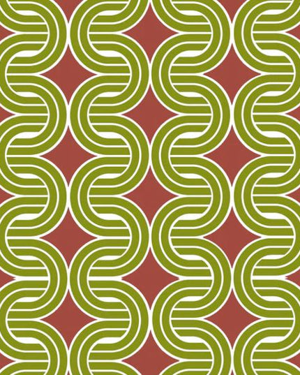 Retro Chains Peel & Stick Stencil