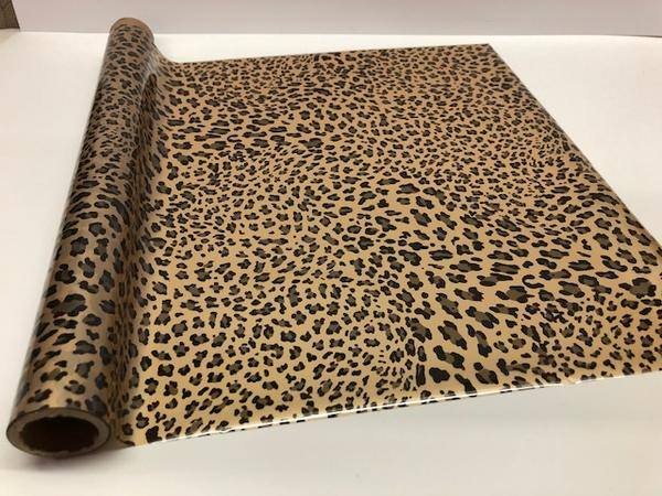 Wild Leopard Small Spot Gold Metallic Foil
