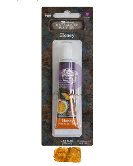 Redesign With Prima Finnabair Art Alchemy Metallique Wax Honey