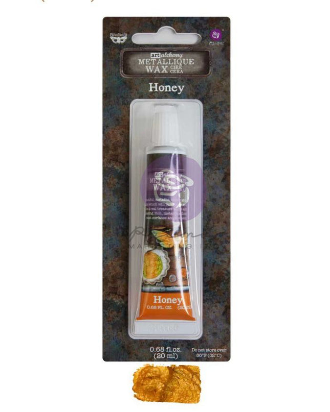 Redesign With Prima Finnabair Art Alchemy Metallique Wax Honey