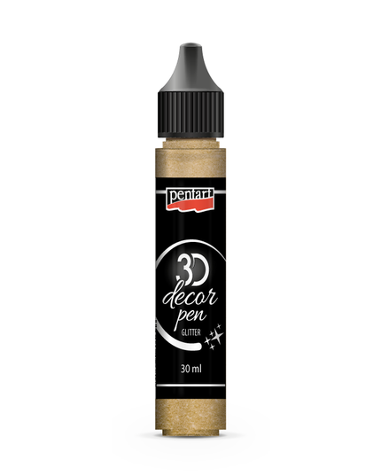 Pentart - Glitering Gold - 3D Decor Pen 30ml