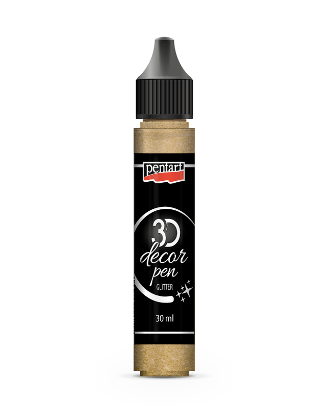Pentart - Glitering Gold - 3D Decor Pen 30ml