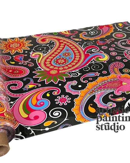APS Foil - Paisley - Rub On Metallic Foil