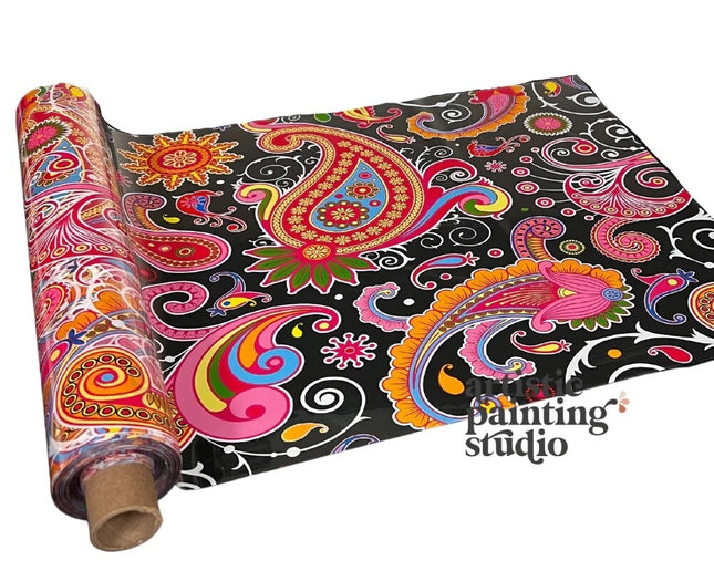 APS Foil - Paisley - Rub On Metallic Foil
