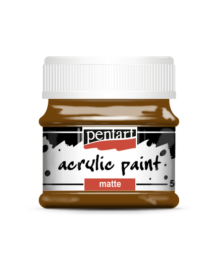 Pentart - Chestnut - Acrylic Paint Matte