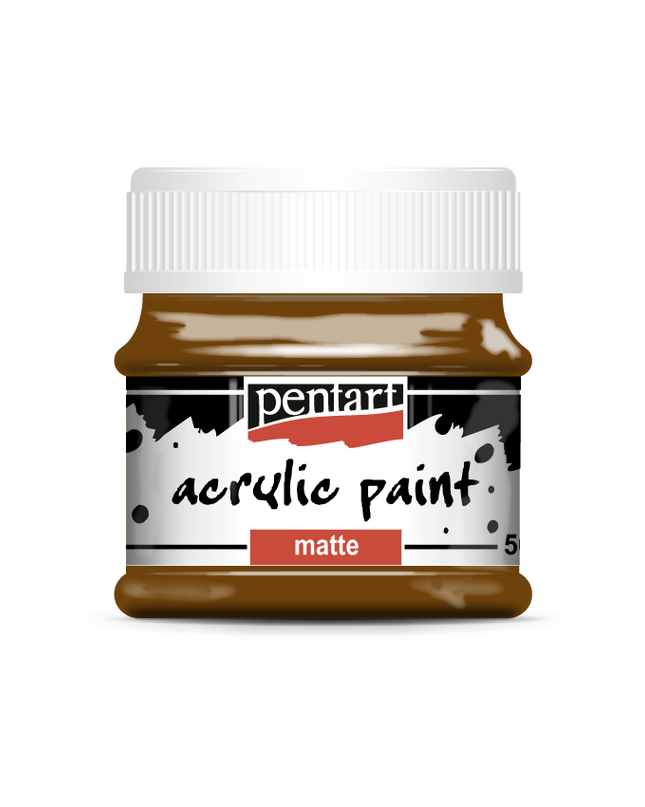 Pentart - Chestnut - Acrylic Paint Matte