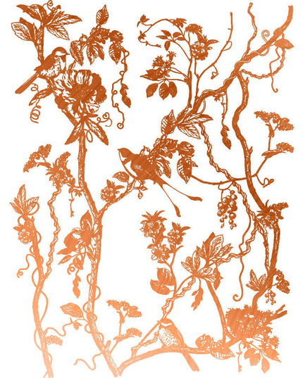 Bird Watching Copper Foil Transfer