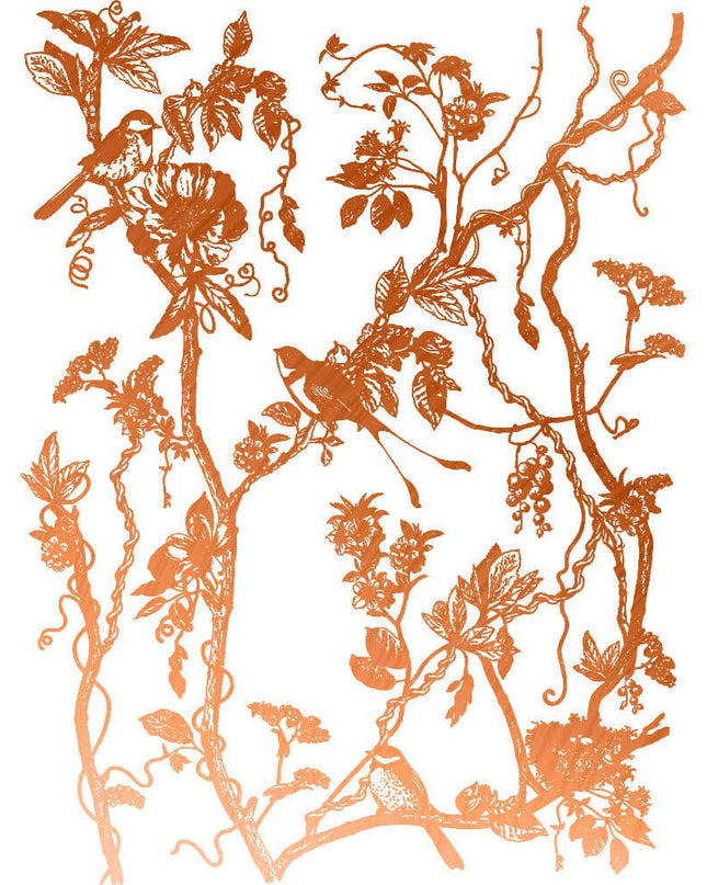 Bird Watching Copper Foil Transfer