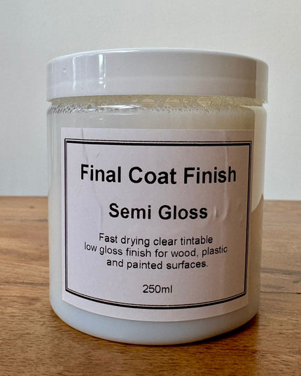 Final Coat Finish - semi gloss