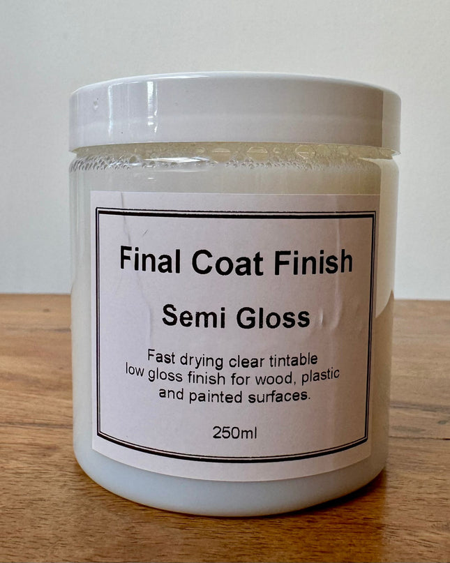 Final Coat Finish - semi gloss