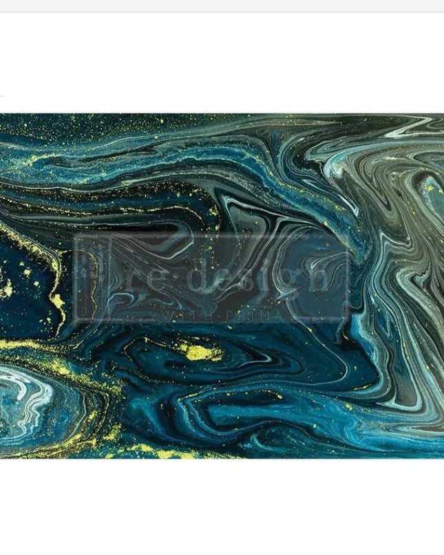 Redesign with Prima Nocturnal Marble Decoupage tissue paper