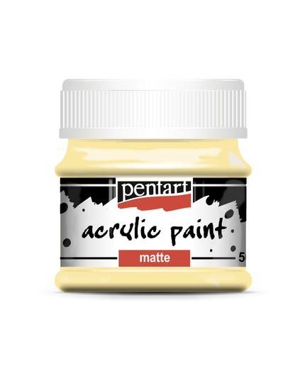Pentart - White Coffee - Acrylic Paint Matte