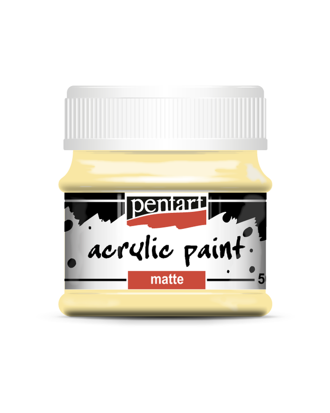 Pentart - White Coffee - Acrylic Paint Matte