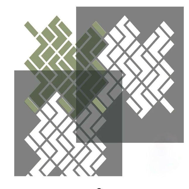 Herringbone Stencil