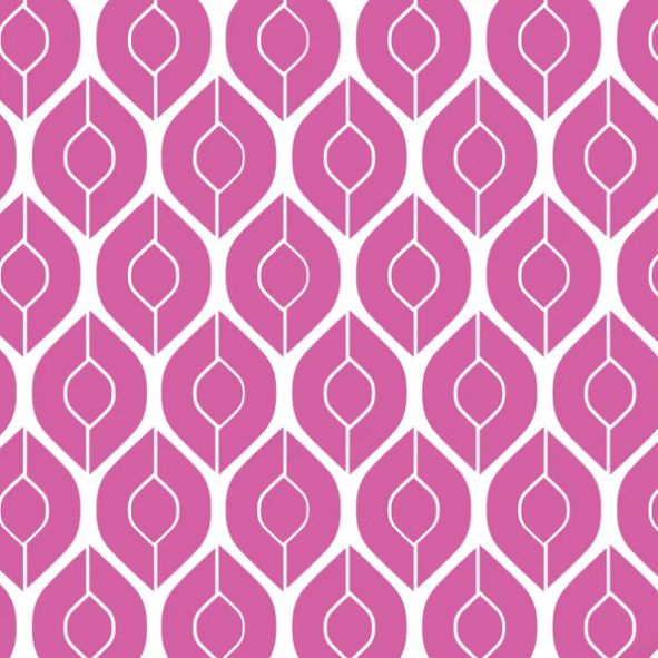 Retro Tulips Stencil