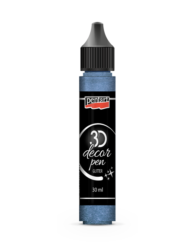 Pentart - Silvery Blue - 3D Decor Pen 30ml