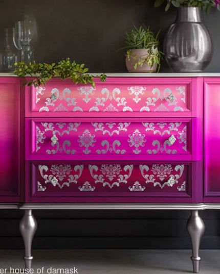 Redesign with Prima Silver House of Damask Kacha Decor