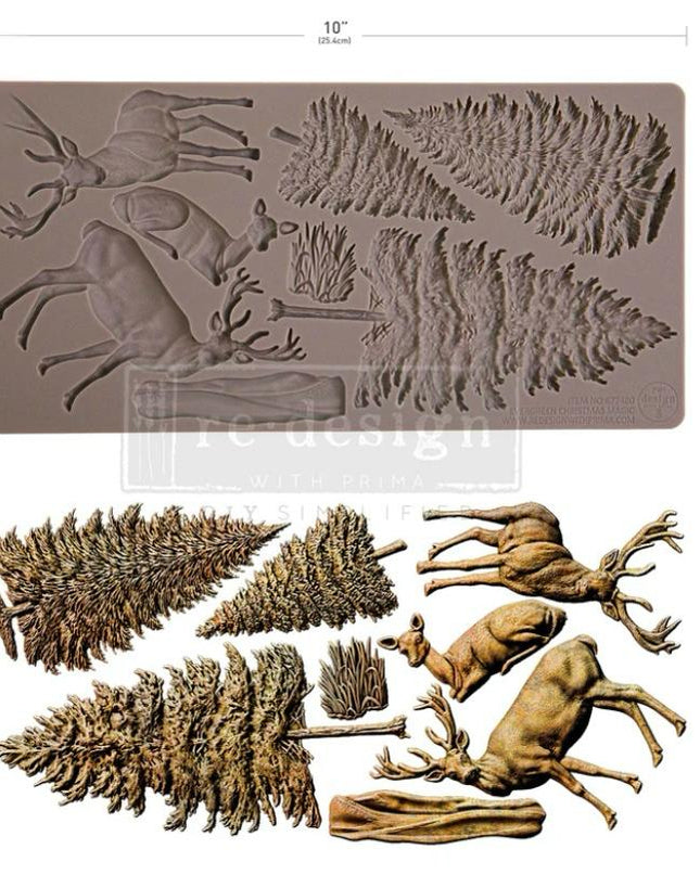 Redesign with Prima - Decor Mould Evergreen Christmas Magic