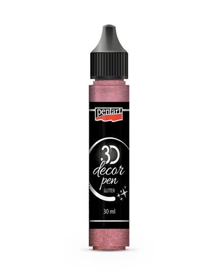 Pentart - Silvery Rose - 3D Decor Pen 30ml