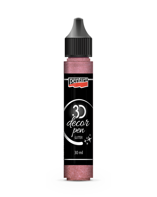Pentart - Silvery Rose - 3D Decor Pen 30ml