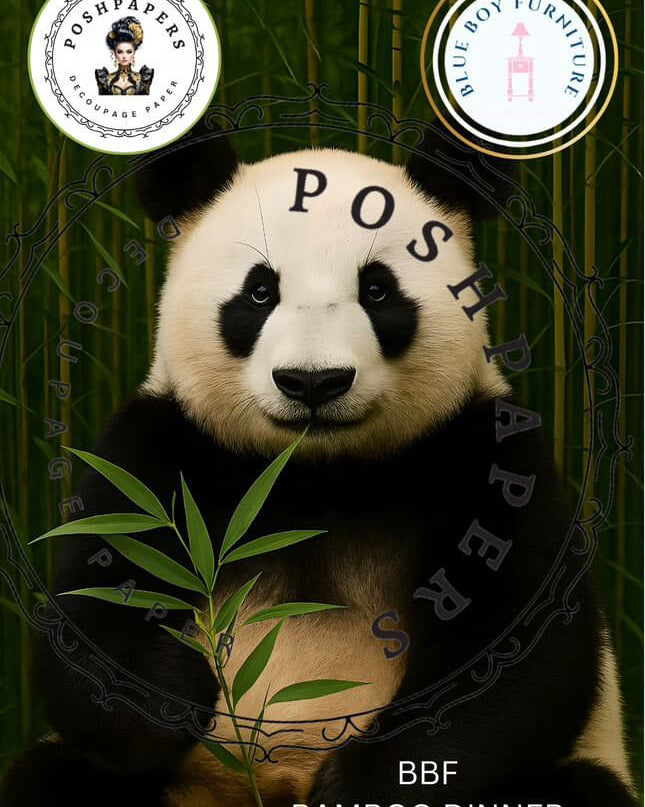 Posh Papers Decoupage Paper - Bamboo Dinner