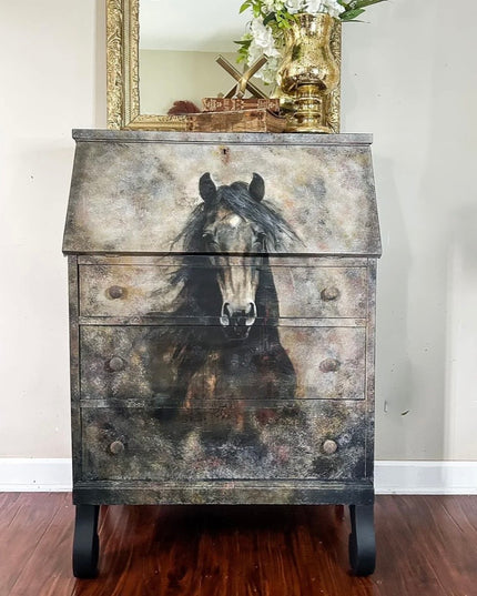 Whimsykel Designs Heart Horse Decoupage Paper