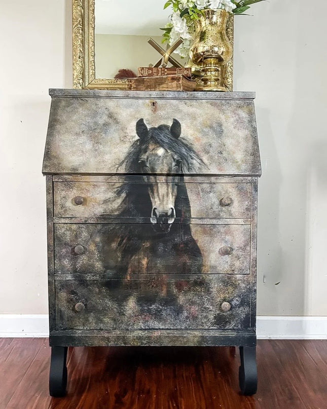 Whimsykel Designs Heart Horse Decoupage Paper