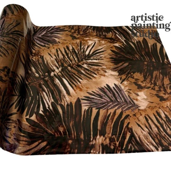 APS Foil - Hazel Palms Semi Transparent Foil Textile Friendly