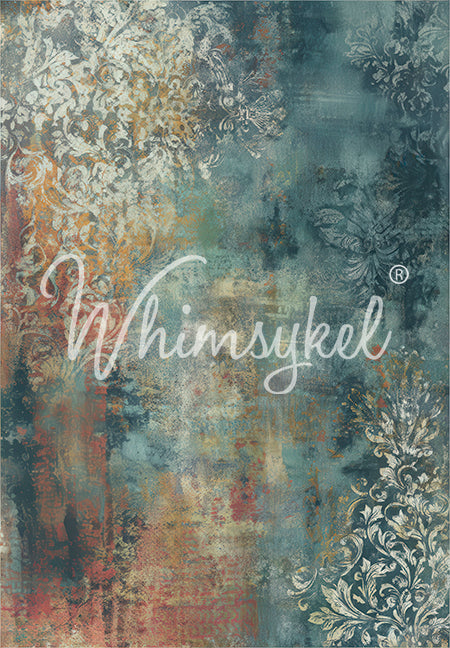 Whimsykel Designs Winter Patina Decoupage Paper