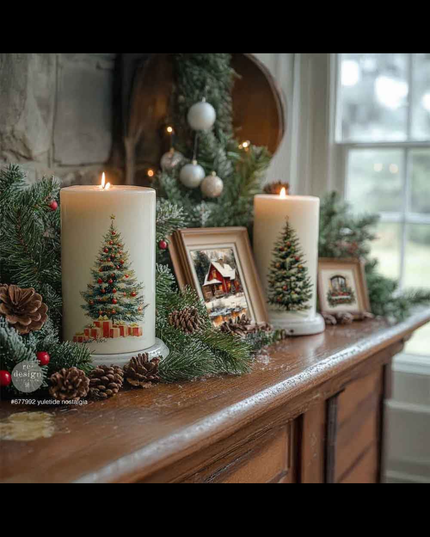 Redesign with Prima  Yuletide Nostalgia Transfer