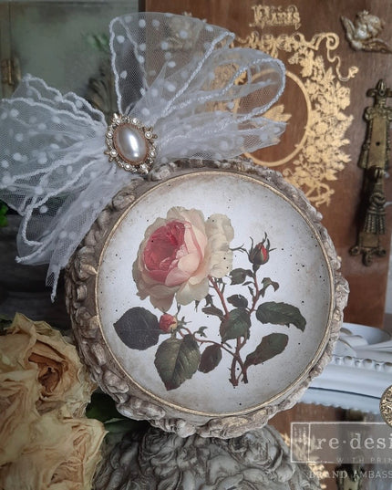 Redesign with Prima - Midnight Rose- Decor Transfer