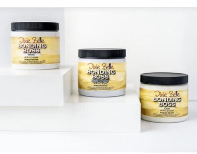 Three jars of Dixie Belle Bonding Boss