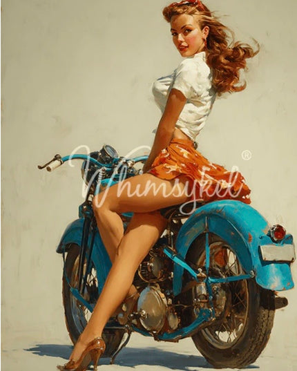 Whimsykel Designs Curves & Cruising Decoupage Paper