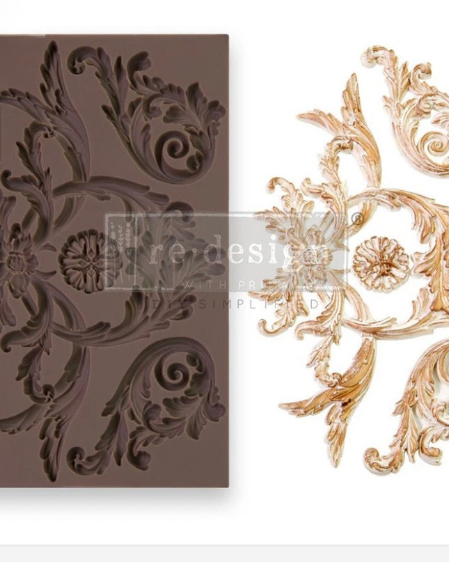 Redesign With Prima - Majestic Flourish Kacha Decor Mould