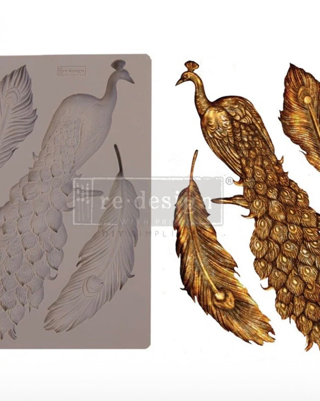 Redesign With Prima - Regal Peacock Decor Mould