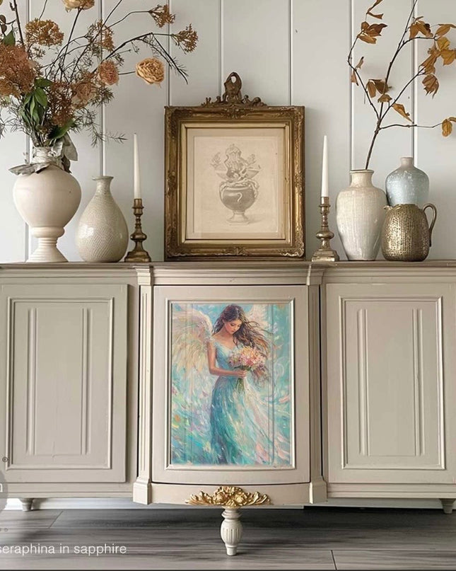 Redesign With Prima -  Seraphina in Sapphire A3 Decoupage Pape