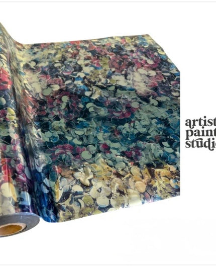 APS Foil Kora Metallic Floral Print Foil Textile Friendly