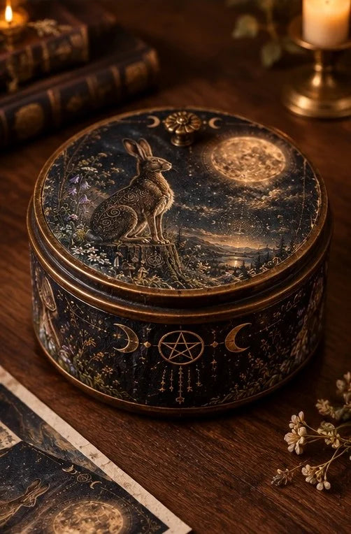 Posh Papers Celestial Rabbit Decoupage Paper, Furniture Decoupage Paper