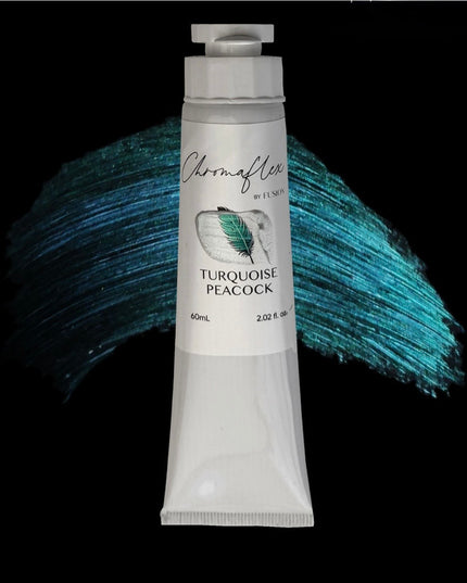 Fusion Chromaflex Turquoise Peacock Colour Shifting Metallic Paint