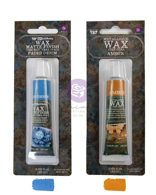 Redesign With Prima Finnabair Visions Metallique + Matte Wax Set Limited Edition